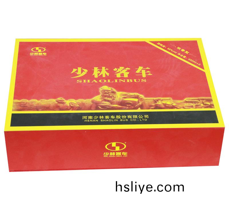 河南少林高檔禮品盒(he)定做